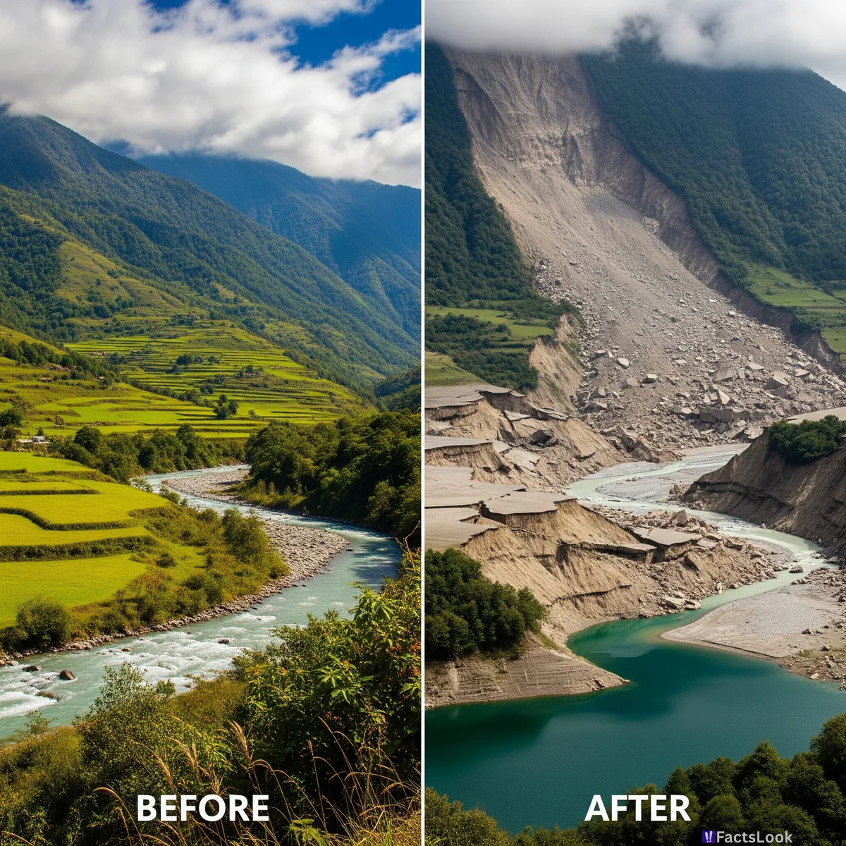 19.  Earthquakes Can Dramatically Reshape Landscapes