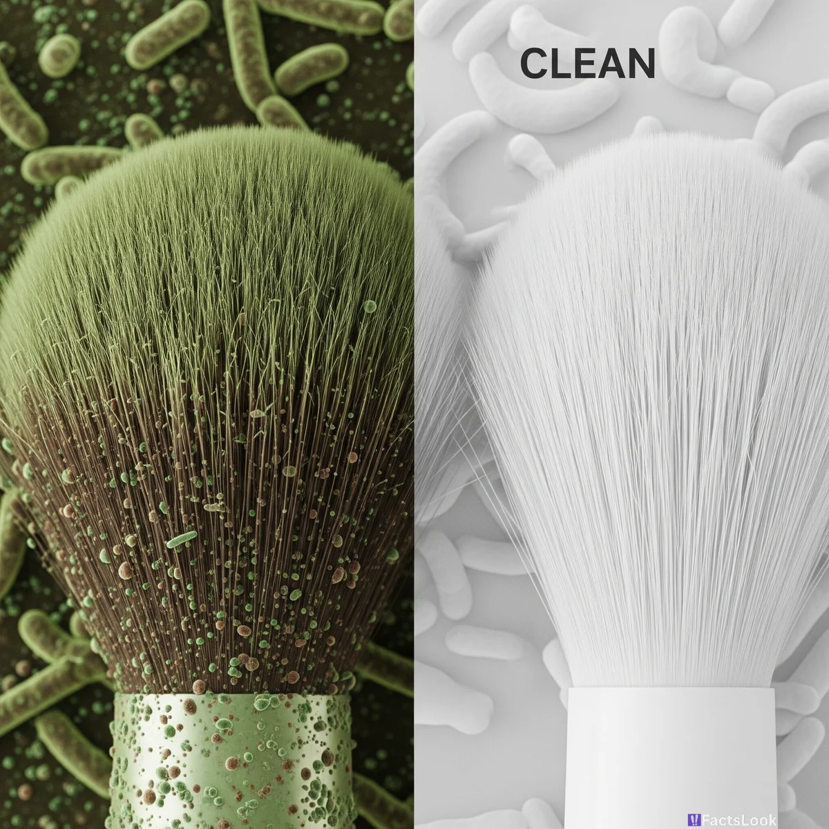 Fact 10: Your Makeup Brushes: A Hidden World of Microbes!