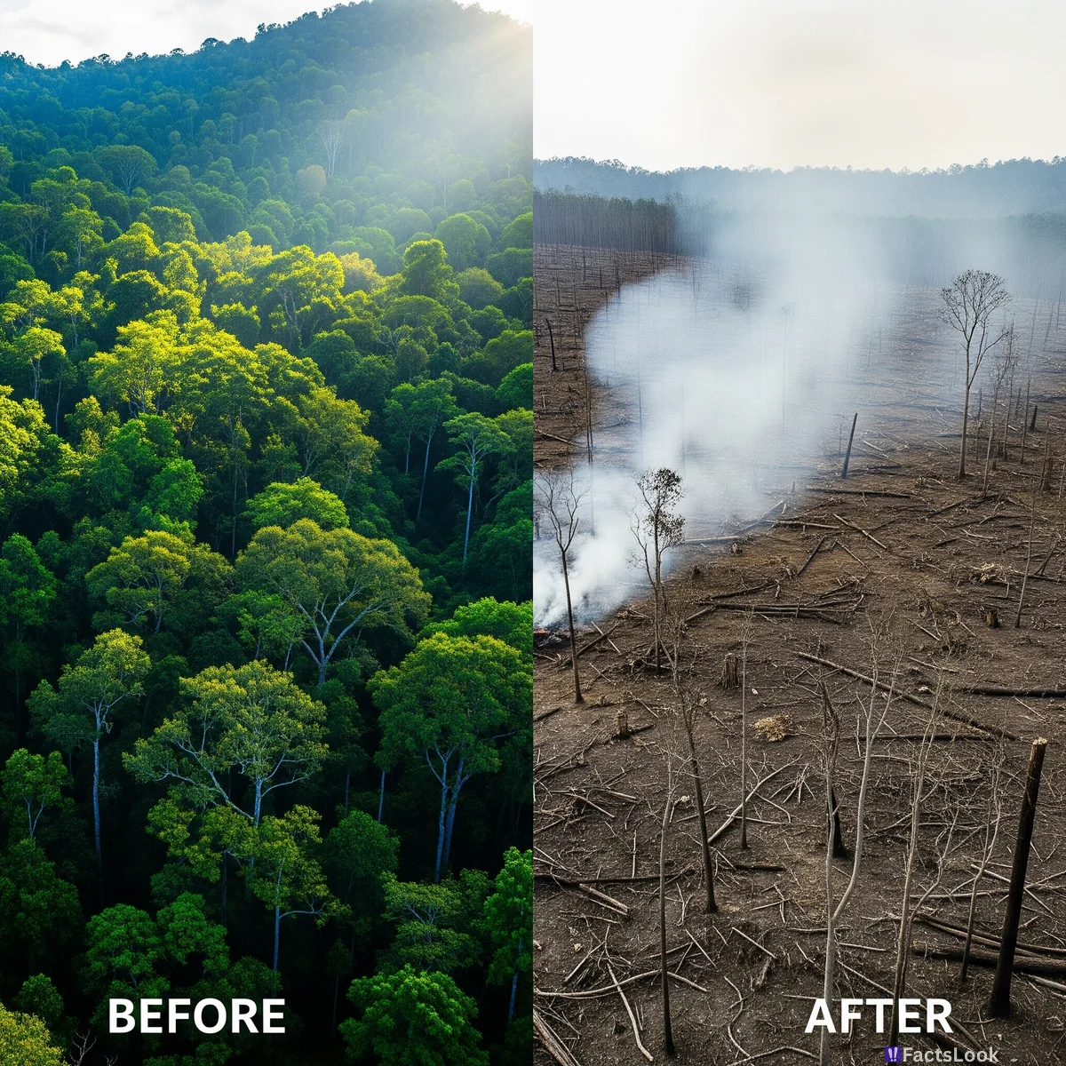 7. Deforestation's Double Whammy: Reducing Carbon Sinks and Releasing Stored Carbon
