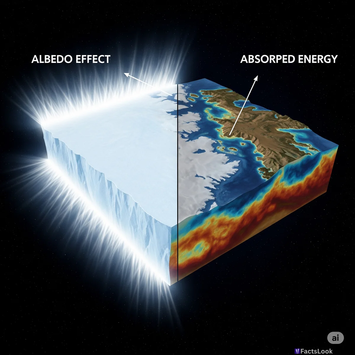 11. The Feedback Loop from Albedo Change: Melting Ice Reduces Earth's Reflectivity