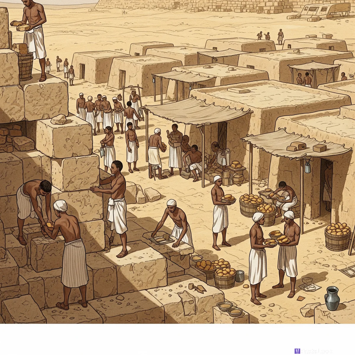 Pyramid Builders Were Skilled Workers, Not Slaves