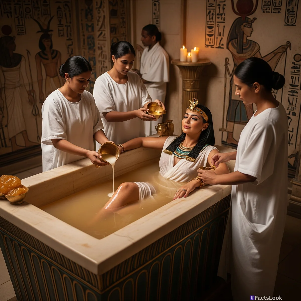 Pharaohs Bathed in Milk and Honey (Maybe)