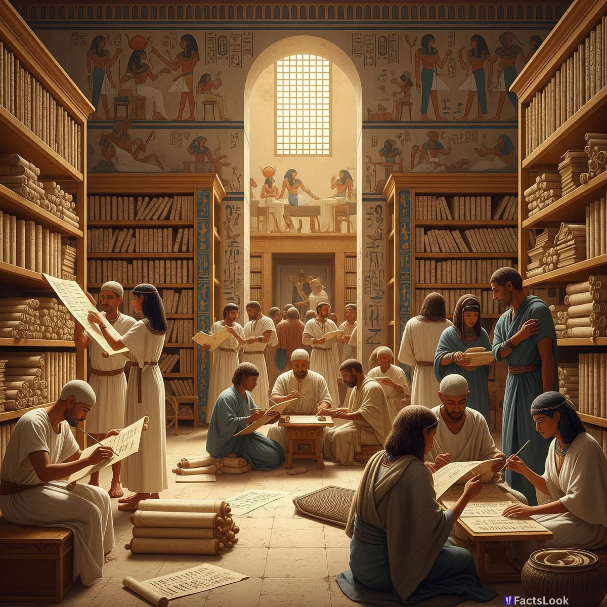 They Had Libraries and Archives