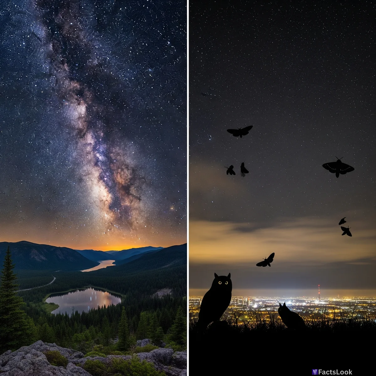 Fact 4: Light Pollution - Dimming the Stars and Disrupting Ecosystems