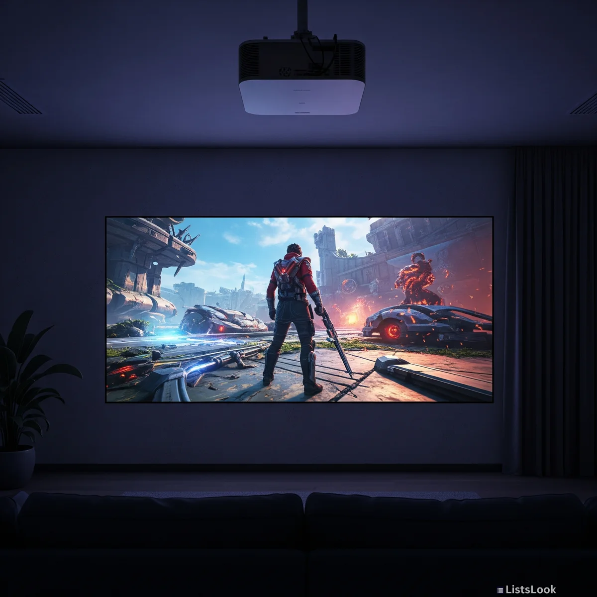 8. Projectors with Dynamic Black Technology: Big Screen Immersion, Redefined