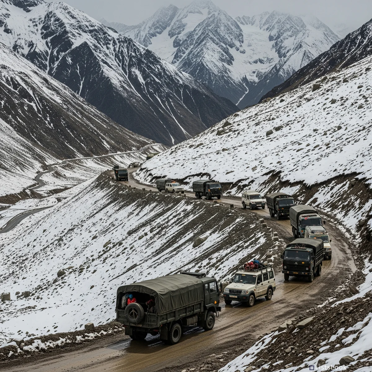 3. Zoji La Pass, India:  A High-Altitude Gamble