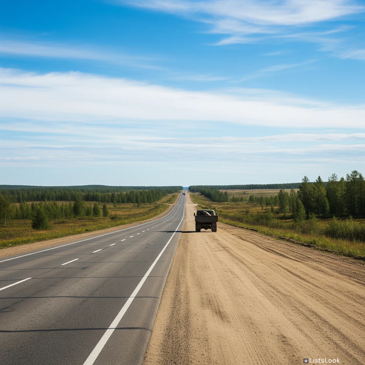 6. Trans-Siberian Highway, Russia:  The Longest Road with Unexpected Dangers