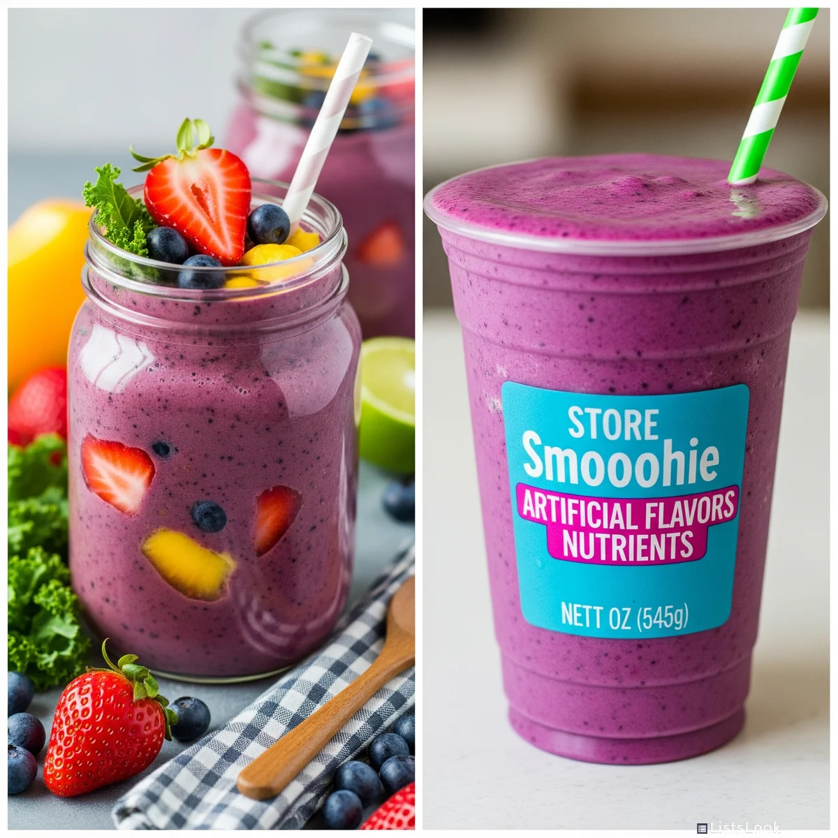 6. Smoothies (Store-Bought)
