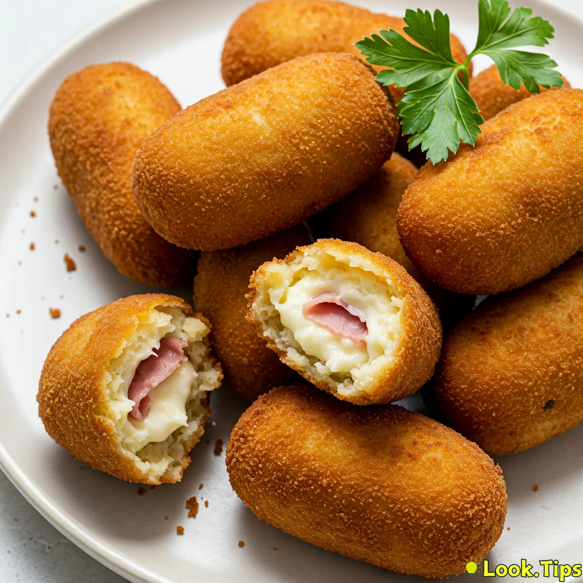8. Croquetas de Jamón: Creamy Ham Croquettes