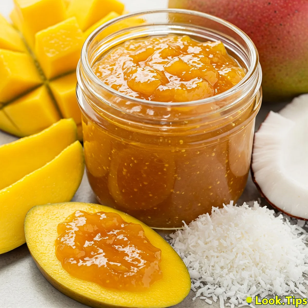3. Tropical Twist Mango Coconut Jam: Exotic Brunch Vibes