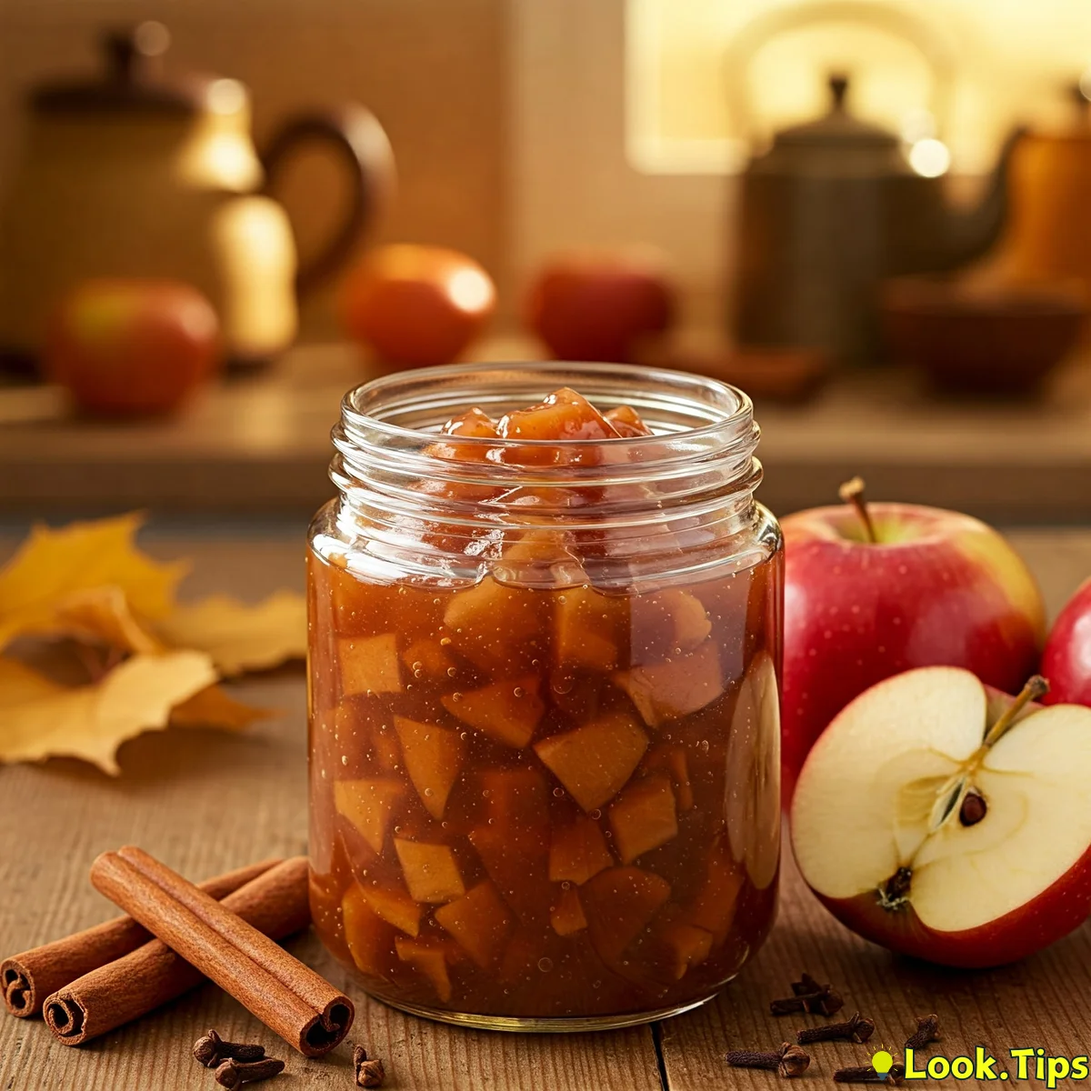 4. Spiced Apple Cinnamon Autumn Jam: Cozy & Comforting