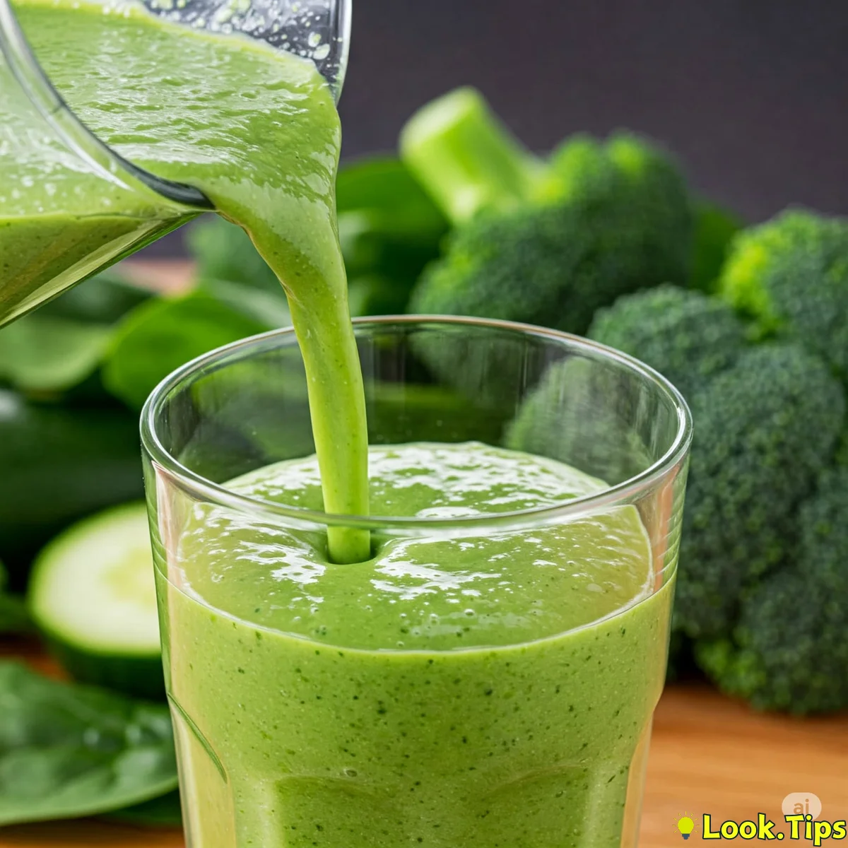 2. Broccoli Stem Power Smoothie Boost