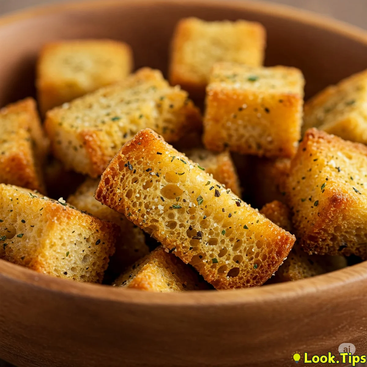 4. Bread Crust Crouton Crunchers