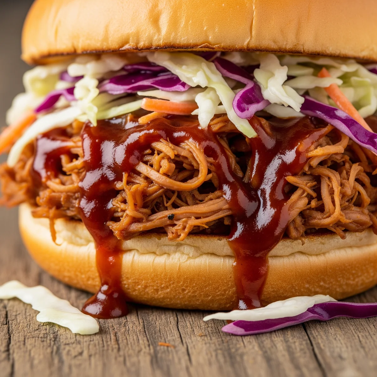 7. Jackfruit 'Pulled Pork' Sandwiches with Coleslaw: BBQ Vegan Style!