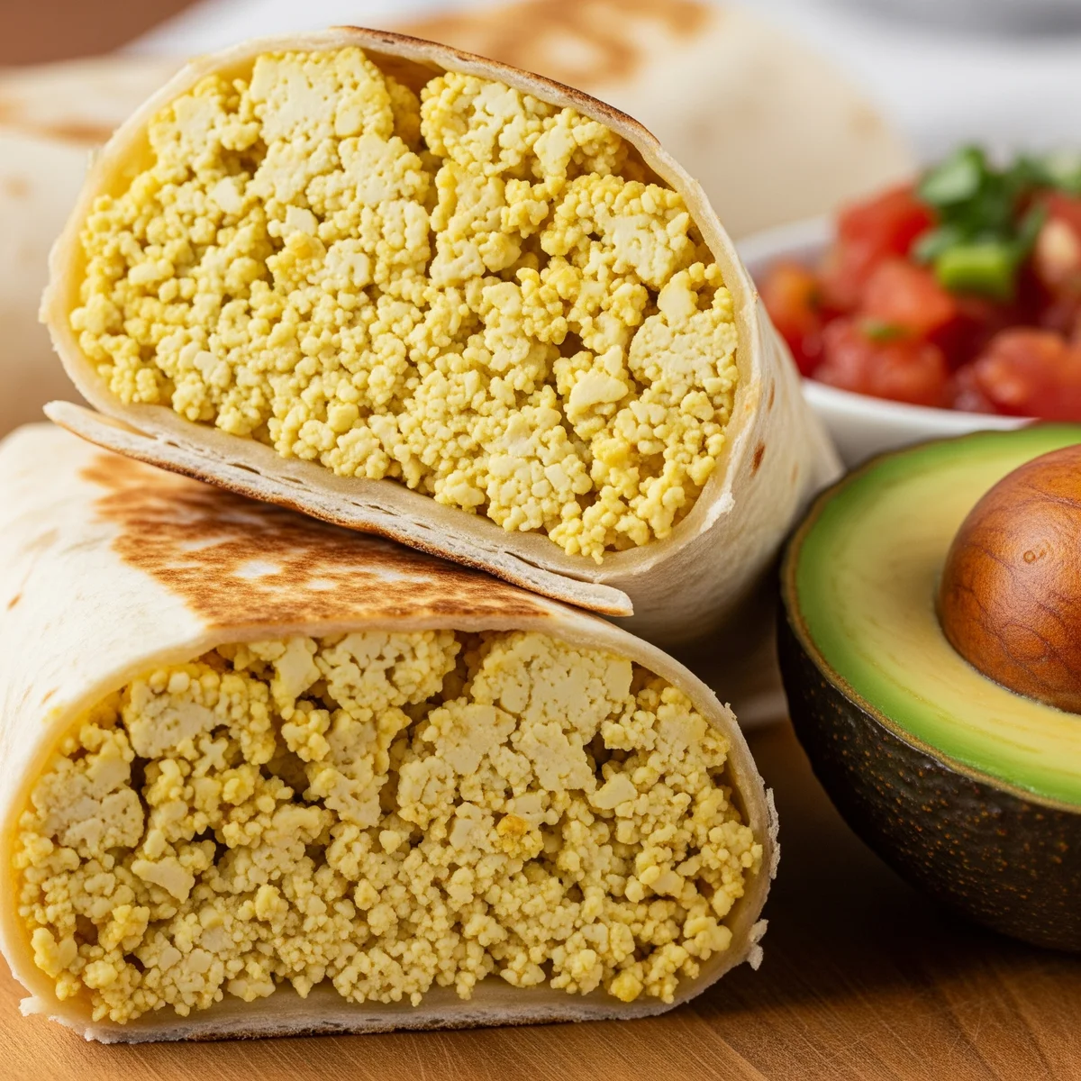 10. Vegan Breakfast Burritos with Tofu Scramble: Start Your Day Protein-Rich