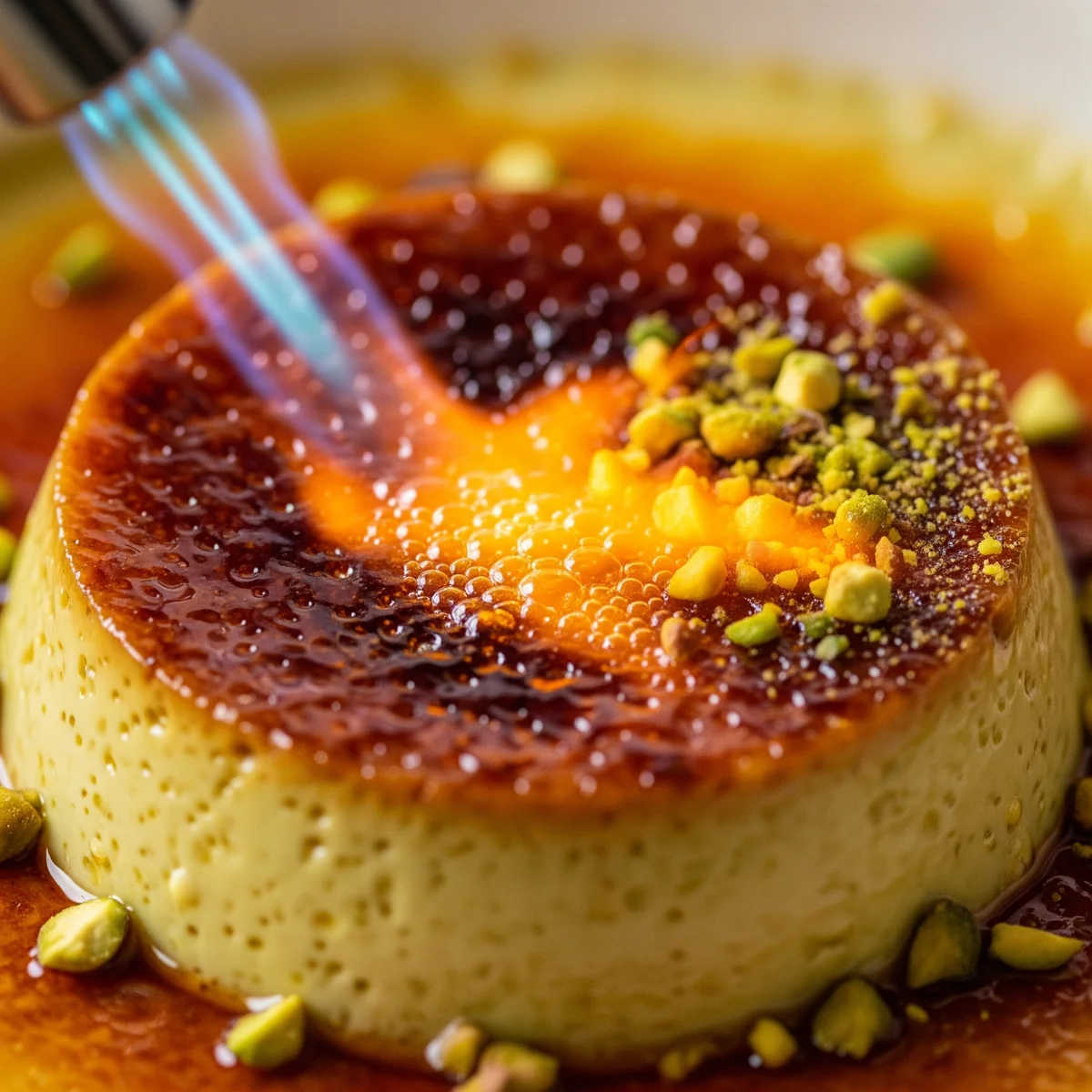 1. Decadent Pistachio Crème Brûlée: A Nutty Twist on a Classic