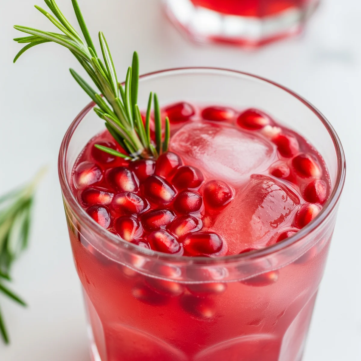 5. Pomegranate & Rosemary Sparkler