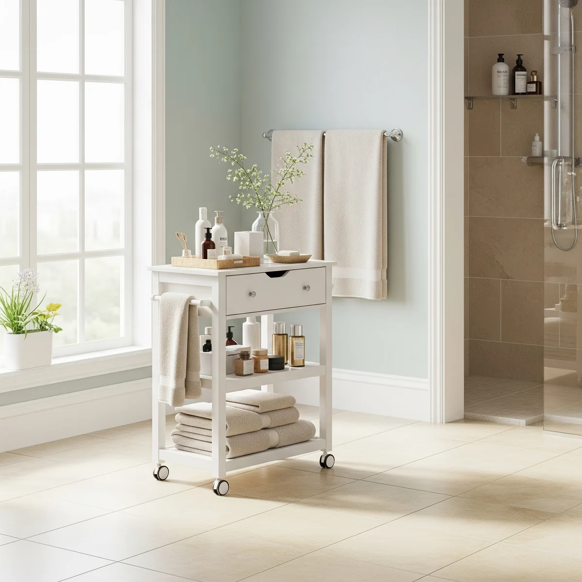 5. Rolling Carts & Trolleys: Storage on the Move